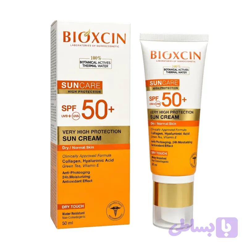 کرم ضد آفتاب بیوکسین مدل Sun Care مناسب پوست خشک و نرمال SPF50 حجم 50 میلی لیتر — تصویر 1