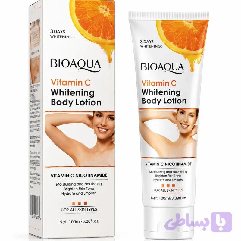 لوسیون سفید کننده بدن ویتامین C بیوآکوا BIOAQUA حجم 100 میلی لیتر — تصویر 1