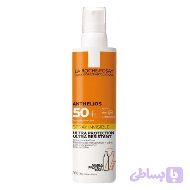 اسپری ضد آفتاب بدن لاروش پوزای مدل Anthelios Invisible مقاوم به آب SPF50+ حجم 200 میلی لیتر — تصویر 1