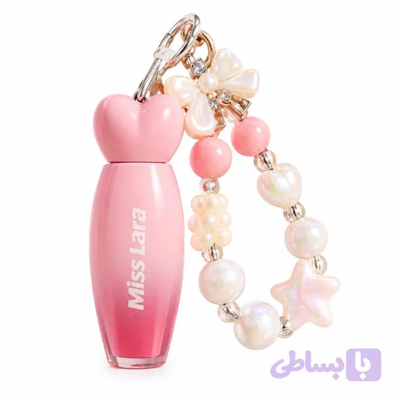 لیپ گلاس آویز دار میس لارا Miss Lara در 6 رنگ — تصویر 1