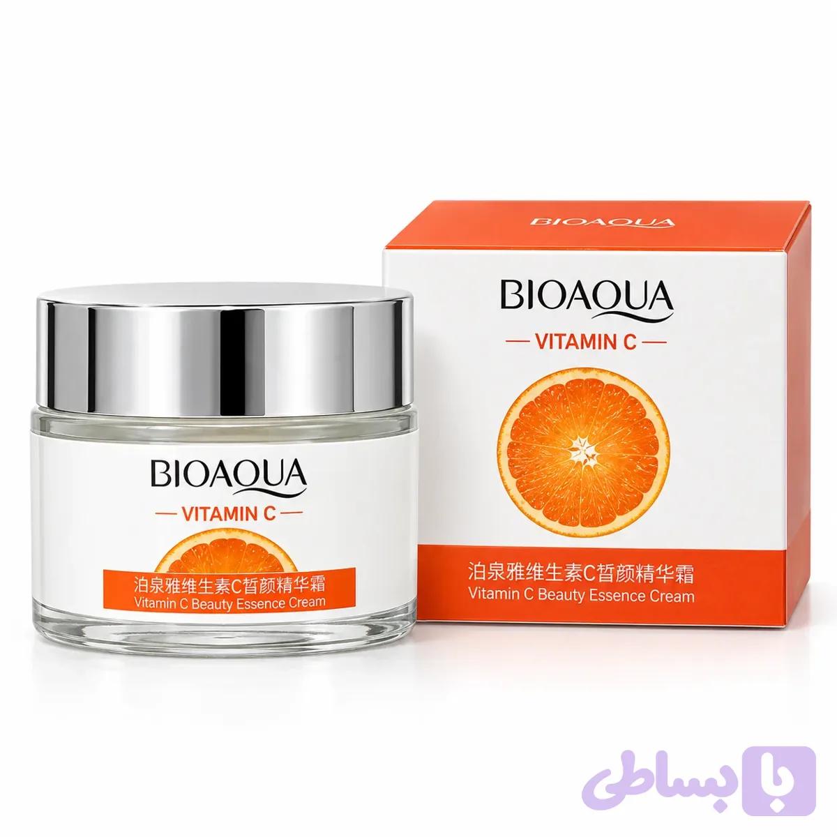 کرم آبرسان صورت ویتامین C بیواکوا BIOAQUA حجم 50 گرم — تصویر 1