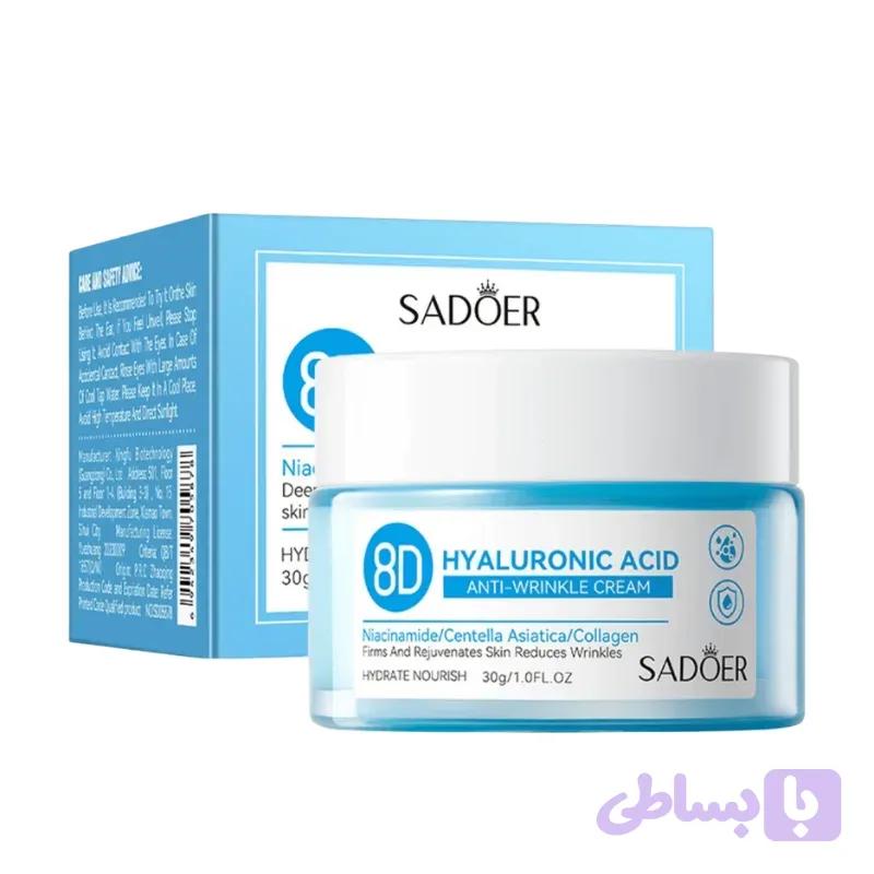 کرم کاسه‌ای هیالورونیک اسید سادور Sador حجم 30 میلی لیتر — تصویر 1