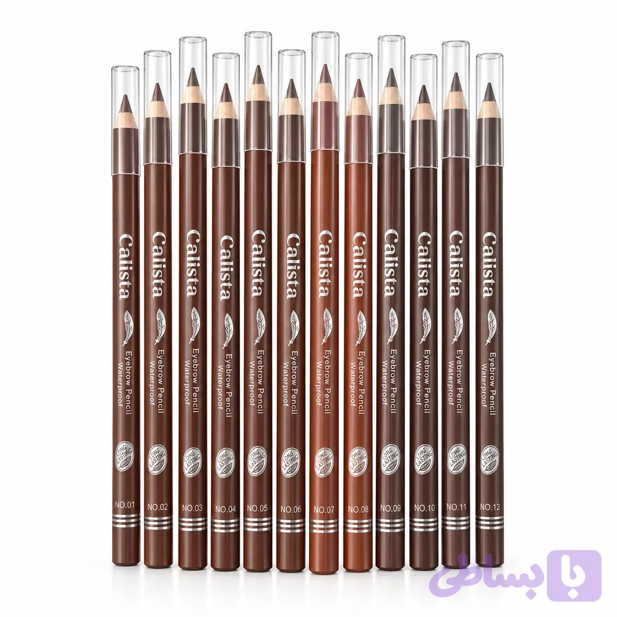 مداد ابرو کالیستا Calista مدل Eyebrow Pencil لت ماندگاری بالا — تصویر 1