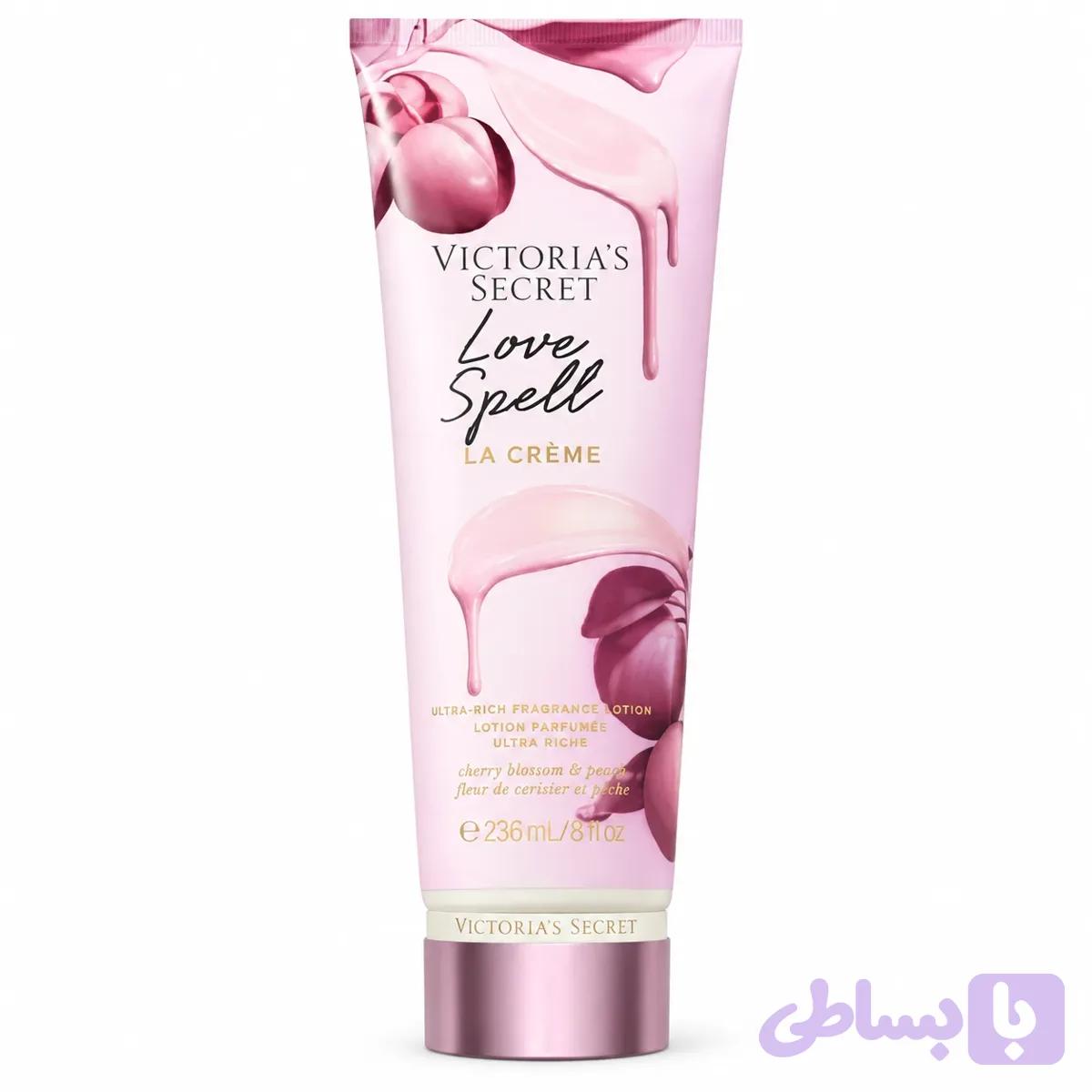 لوسیون بدن ویکتوریا سکرت Victoria’s Secret مدل Love Spell Frosted حجم 236 میلی لیتر