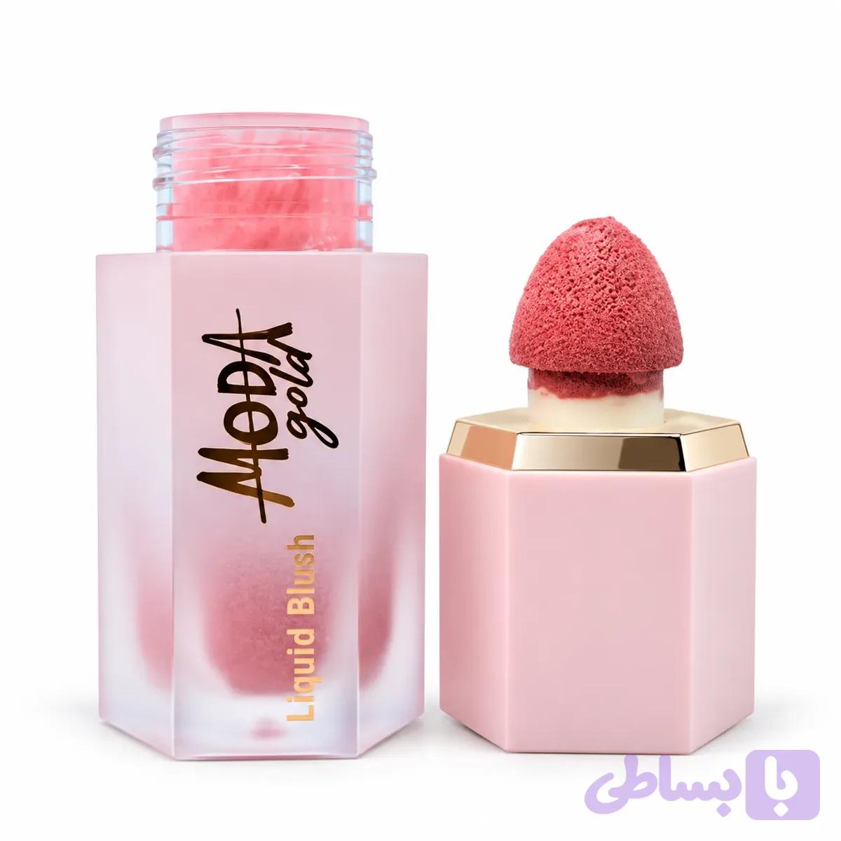 رژگونه مایع پد دار مدا MODA Gold مدل Liquid Blush — تصویر 1
