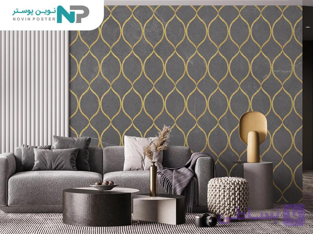 کاغذ دیواری لوکس هندسی 12112140 — تصویر 1