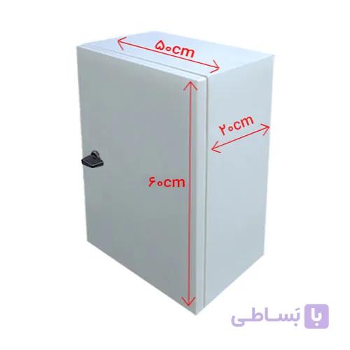 تابلو برق فلزی توکار 50در60 با عمق 17 (17*60*50) ورق 70 صفحه متحرک
