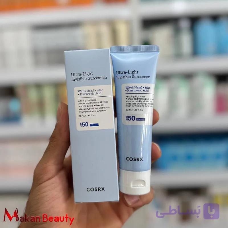معرفی و خرید ضد آفتاب بی رنگ اولترا لایت کوژارکس  با SPF50