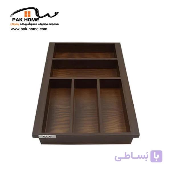جاقاشق و چنگال چوبی آدلان مدل AW884