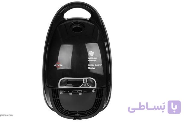 جارو برقي مدل VC2200 پارس خزر مشکی نقره ای — تصویر 1