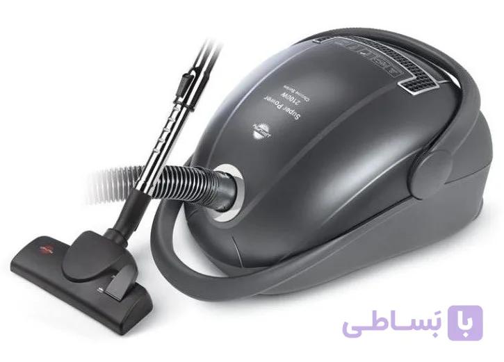 جارو برقی پارس خزر مدل 2100 chrome طوسی تیره — تصویر 1