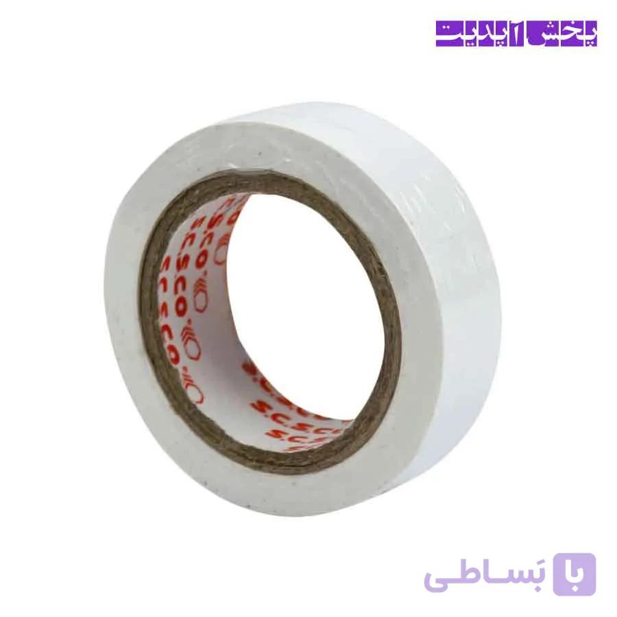 چسب برق سینا رنگ سفید