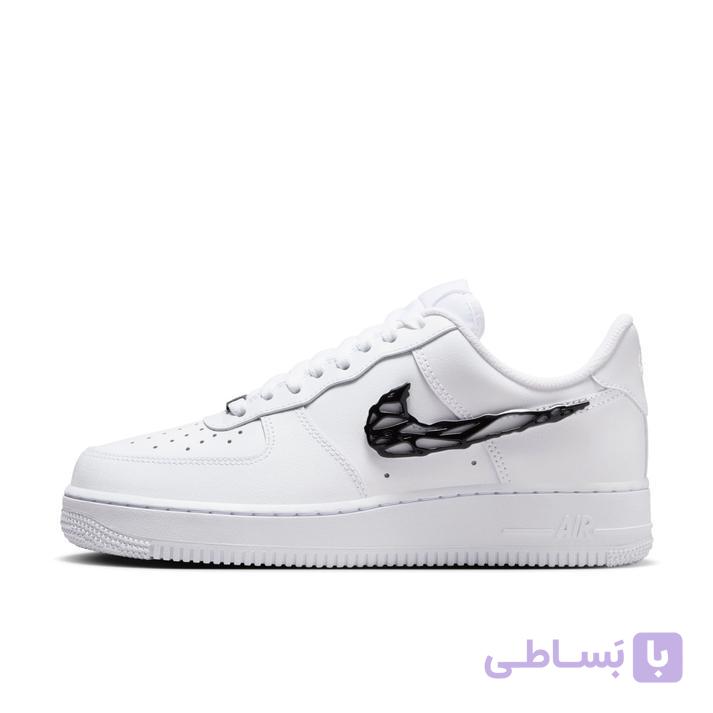 کفش نایک مدل Air Force 1 Liquid Black سفید مشکی ‌