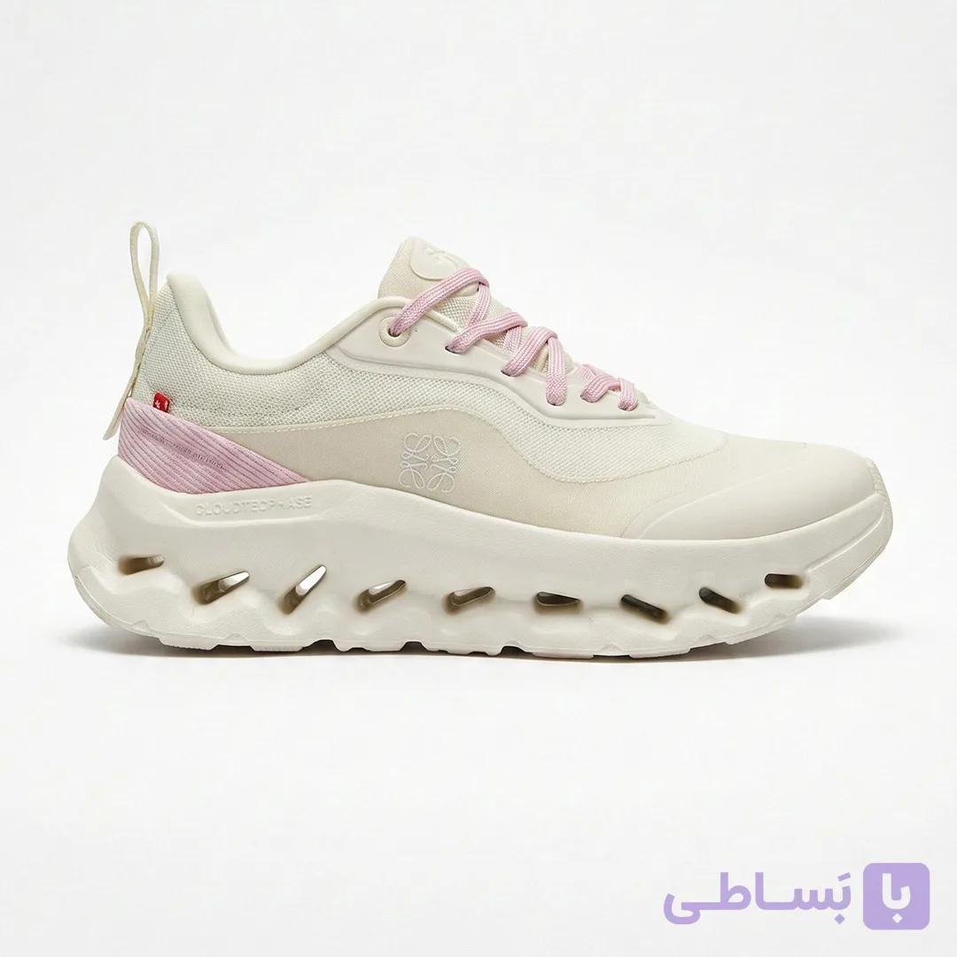 کفش پیادهروی و روزمره On Running x Loewe نسخه Cloudtilt - رنگ کرم صورتی