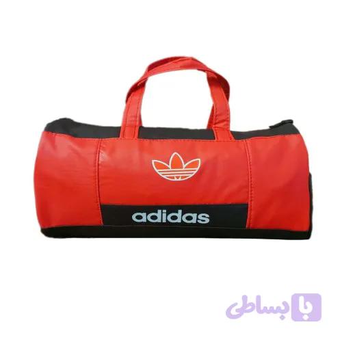 ساک ورزشی مشکی قرمز adidas مدل 1184
