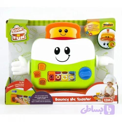 توستر کودک موزیکال سبز مدل winfun