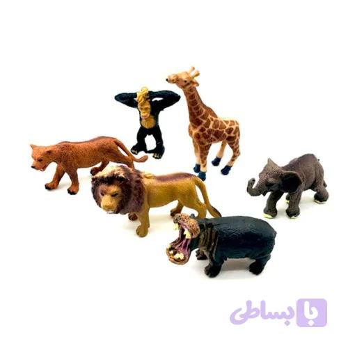 فیگور حیوانات جنگل 6 عددی مدل