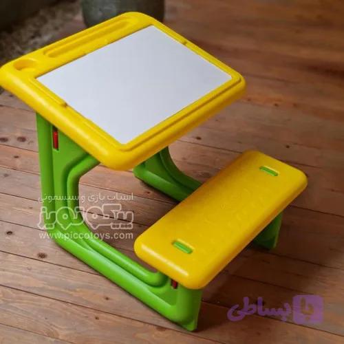 میز تحریر کودک رنگ سبز کد p van108 sa