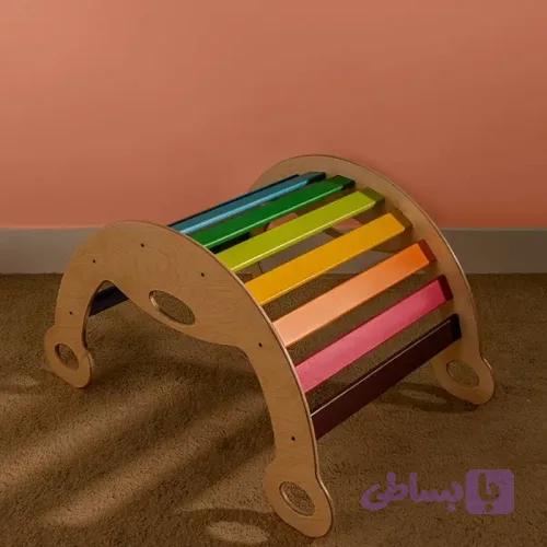 راکر چوبی رنگین کمان کد 4007