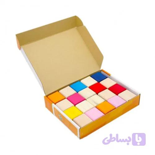 آجرک نونهال رنگی چوبی مدل 8560