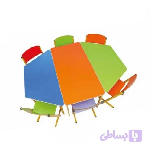 میز کودک ذوزنقه کد PC310