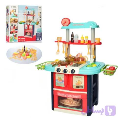 آشپزخانه کودک بزرگ آبی کد 8764AB