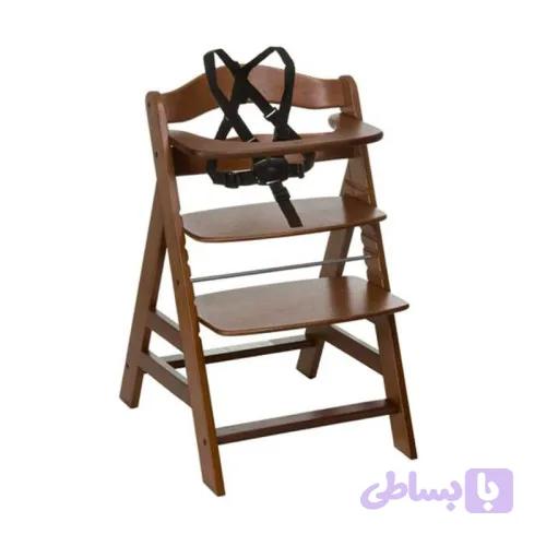 صندلی غذا چوبی هاوک مدل Walnut کد