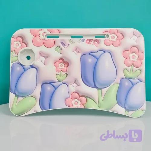 میز تحریر تاشو طرح گل کد