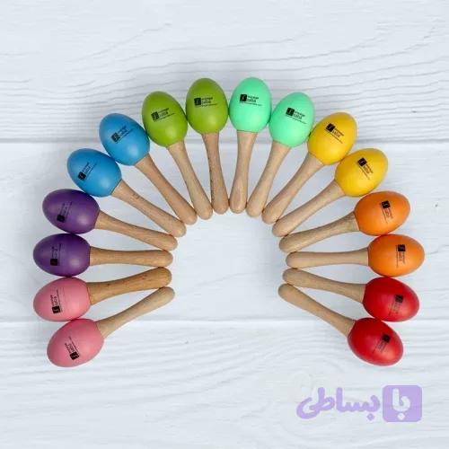 ساز شیکر دسته دار رنگی Colored Shaker کد