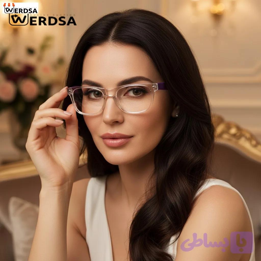 عینک زنانه لاکچری LEN مدل 1407F