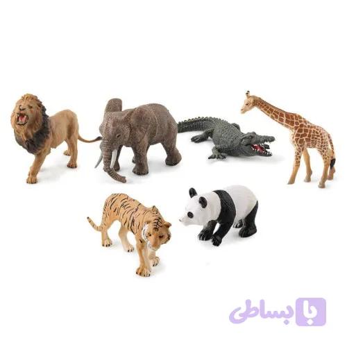 فیگور حیوانات جنگل 6 عددی کد