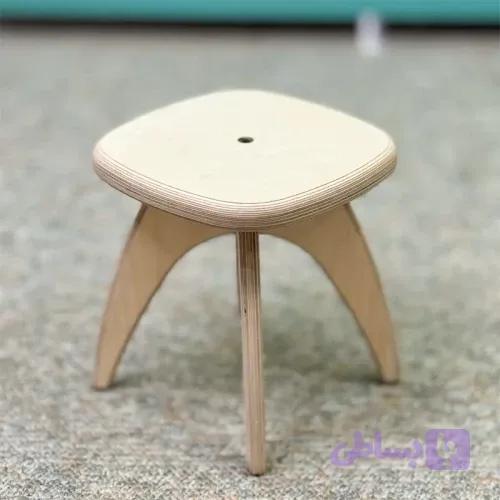 چهارپایه چوبی کودک کد
