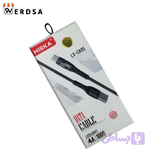 کابل تبدیل USB به USB-C هیسکا Hiska USB to USB-C conversion cable
