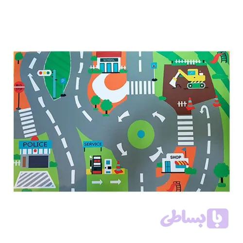 فرش ماشین بازی کودک مدل 0346
