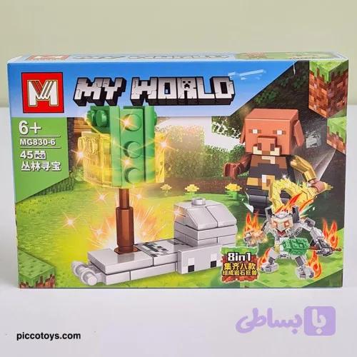 لگو ماینکرافت 45 تکه کد MG8306
