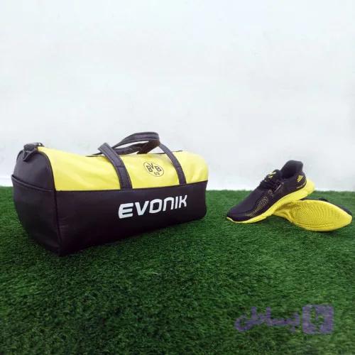ساک ورزشی Evonik مشکی زرد مدل 1120