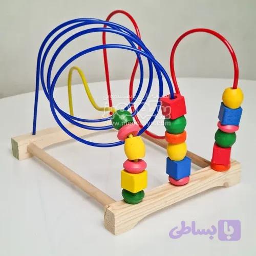 میله و مهره‌ی چوبی بزرگ کد