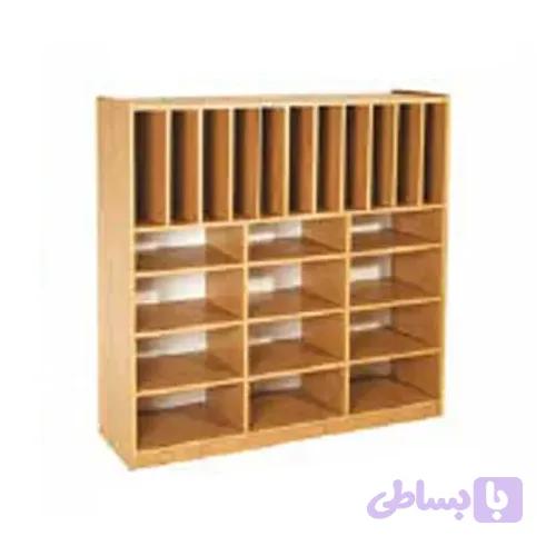 قفسه کتاب چوبی کودک کد