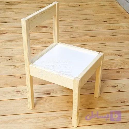 صندلی چوبی کودک طرح ایکیا کد