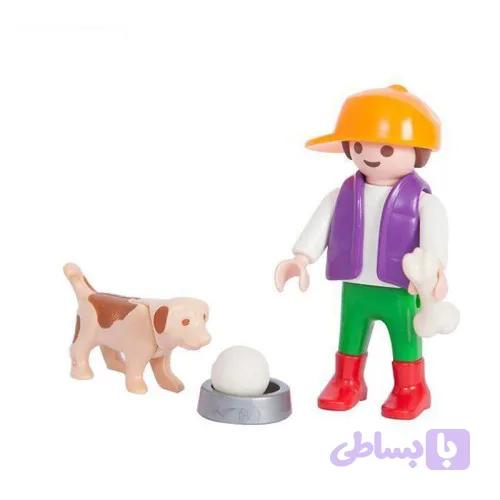 آدمک پسرک و سگ playmobil مدل