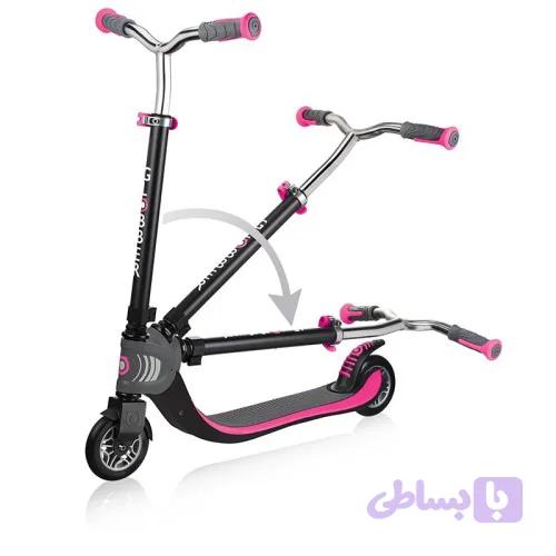 اسکوتر کودک GLOBBER مدل FLOW FOLDABLE رنگ صورتی کد