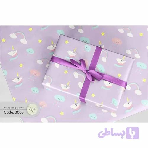 کاغذ کادو یک رو کد 3006