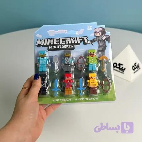 مینی فیگور 6 عددی ماینکرفت MINECRAFT کد