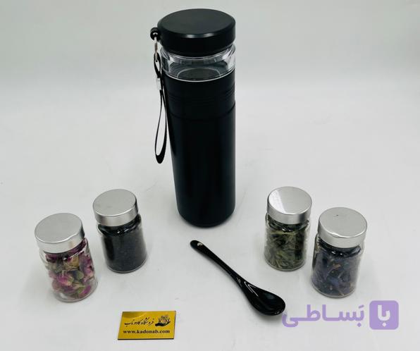 پک هدیه دمنوش با فلاسک دمنوش ساز CB71 — تصویر 1