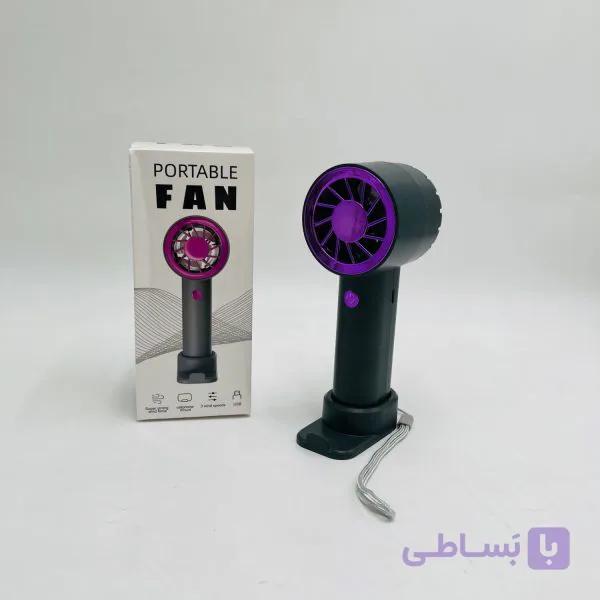 پنکه دستی رینگی HM-179 با استند نگهدارنده موبایل