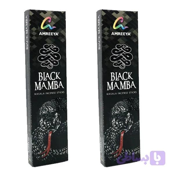 عود آمریا مدل BLACK MAMBA بسته 2 عددی