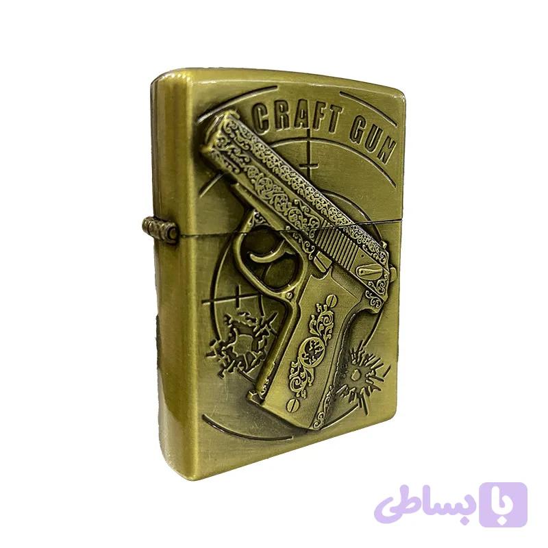 فندک بنزینی مدل کلت کد Craft Gun