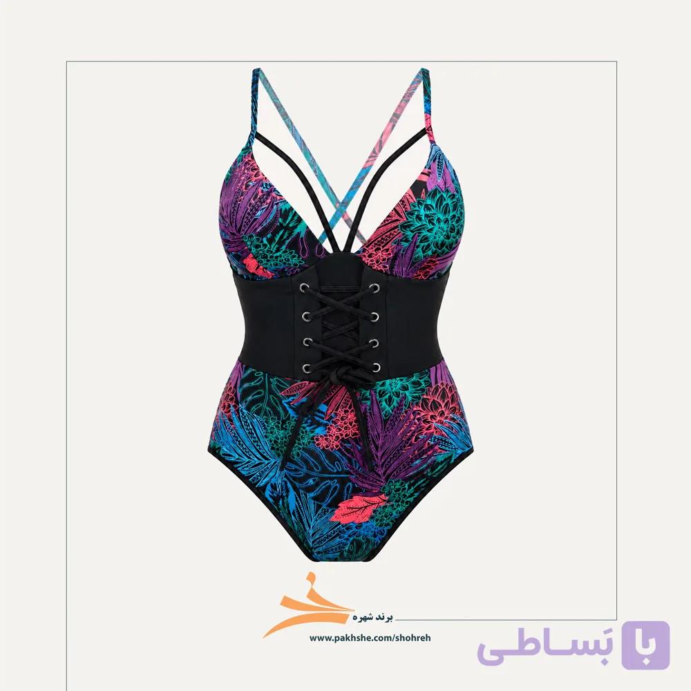 مایو زنانه پانچی برند شهره کد 432 — تصویر 1