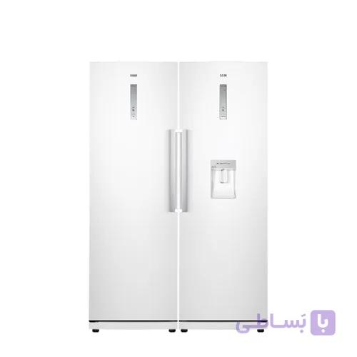 یخچال فریزر دوقلو سام RR65 RZ65 سیلور — تصویر 1