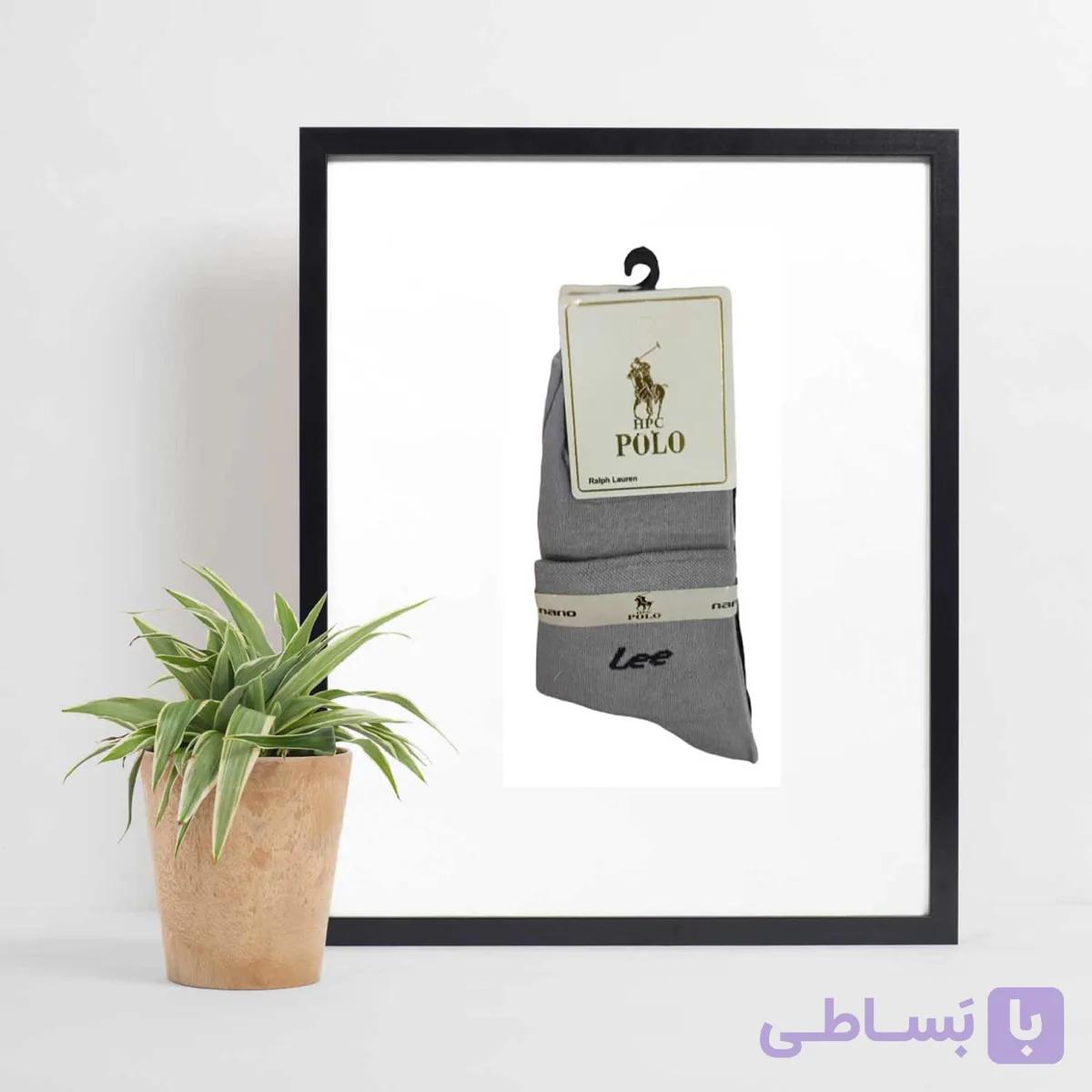 جوراب مردانه نیم ساق پنبه ای نانو Lee — تصویر 1